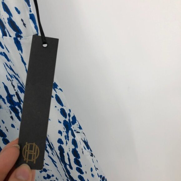 NWT House of Harlow 1960 X REVOLVE  White & Blue Tie Dye Lina Mini Dress size XS - Picture 9 of 16